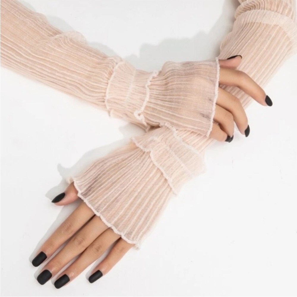 coquette / balletcore tulle arm warmers